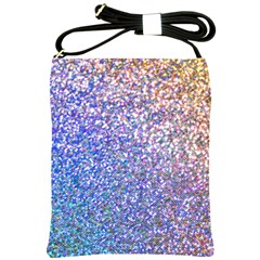 Pastel Rainbow Shimmer - Eco- Glitter Shoulder Sling Bag by WensdaiAmbrose