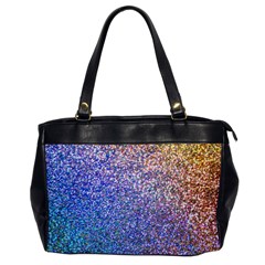 Pastel Rainbow Shimmer - Eco- Glitter Oversize Office Handbag by WensdaiAmbrose