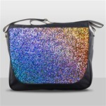 Pastel Rainbow Shimmer - Eco- Glitter Messenger Bag Front