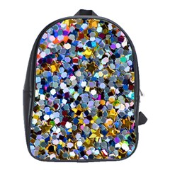 New Years Shimmer - Eco -glitter School Bag (xl) by WensdaiAmbrose