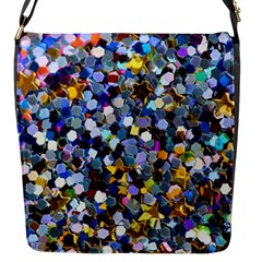 New Years Shimmer - Eco -glitter Flap Closure Messenger Bag (s) by WensdaiAmbrose