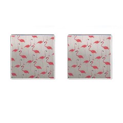 Pink Flamingos Cufflinks (Square)