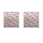 Pink Flamingos Cufflinks (Square) Front(Pair)