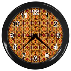 Ml 3 Wall Clock (black) by ArtworkByPatrick