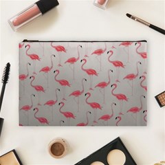 Pink Flamingos Cosmetic Bag (Large)