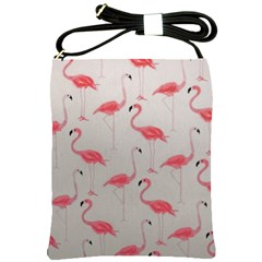 Pink Flamingos Shoulder Sling Bag