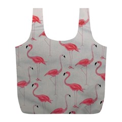 Pink Flamingos Full Print Recycle Bag (l)