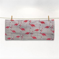 Pink Flamingos Hand Towel