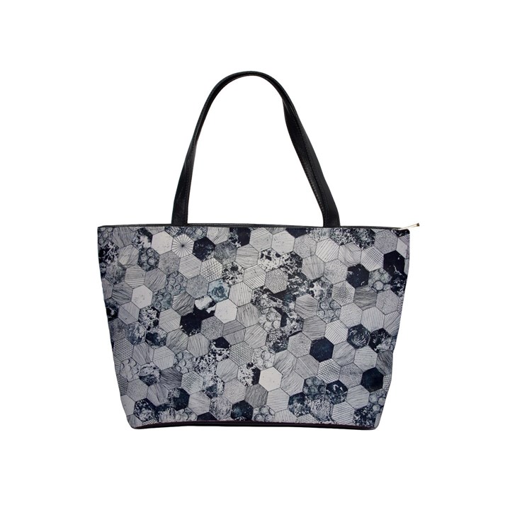 Grayscale TIles Classic Shoulder Handbag