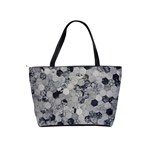 Grayscale TIles Classic Shoulder Handbag Back