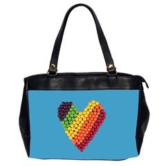 What A Sweet Heart Oversize Office Handbag (2 Sides) by WensdaiAmbrose