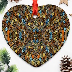 Ml 21 Heart Ornament (two Sides) by ArtworkByPatrick