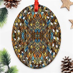 Ml 21 Ornament (oval Filigree) by ArtworkByPatrick