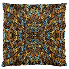 Ml 21 Large Flano Cushion Case (one Side) by ArtworkByPatrick