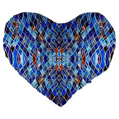 Ml 22 Large 19  Premium Heart Shape Cushions by ArtworkByPatrick