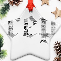 Taylor Swift Ornament (star)