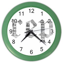 Taylor Swift Color Wall Clock by taylorswift