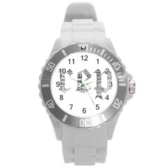 Taylor Swift Round Plastic Sport Watch (l) by taylorswift