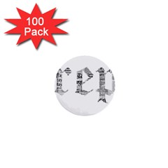 Taylor Swift 1  Mini Buttons (100 Pack) 