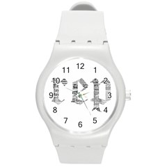 Taylor Swift Round Plastic Sport Watch (m) by taylorswift