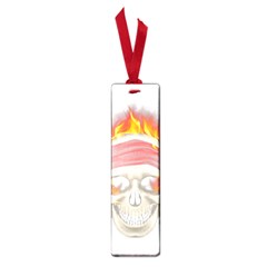 Fire Red Skull Small Book Marks by Mariart