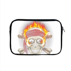 Fire Red Skull Apple Macbook Pro 15  Zipper Case by Mariart