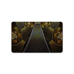 Fractal Hexagon Geometry Hexagonal Magnet (name Card) by Mariart