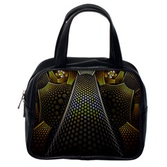 Fractal Hexagon Geometry Hexagonal Classic Handbag (one Side) by Mariart