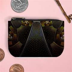 Fractal Hexagon Geometry Hexagonal Mini Coin Purse by Mariart