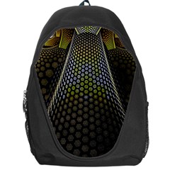 Fractal Hexagon Geometry Hexagonal Backpack Bag by Mariart