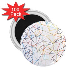 Geometric Pattern Abstract Shape 2 25  Magnets (100 Pack)  by Mariart