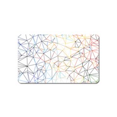 Geometric Pattern Abstract Shape Magnet (name Card) by Mariart