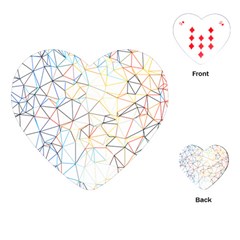 Geometric Pattern Abstract Shape Playing Cards (heart) by Mariart