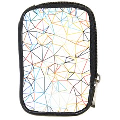 Geometric Pattern Abstract Shape Compact Camera Leather Case by Mariart