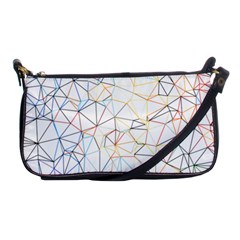 Geometric Pattern Abstract Shape Shoulder Clutch Bag by Mariart