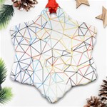 Geometric Pattern Abstract Shape Ornament (Snowflake) Front