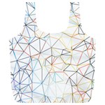 Geometric Pattern Abstract Shape Full Print Recycle Bag (XL) Back