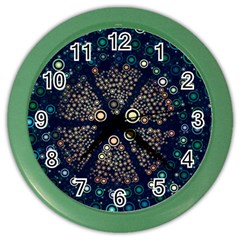 Design Background Modern Color Wall Clock by Mariart