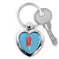 Ice Cream Key Chains (heart)  by Mariart