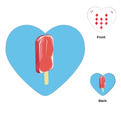 Ice Cream Playing Cards (heart) by Mariart