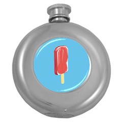 Ice Cream Round Hip Flask (5 Oz) by Mariart