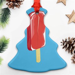 Ice Cream Christmas Tree Ornament (two Sides) by Mariart