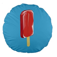 Ice Cream Large 18  Premium Round Cushions by Mariart