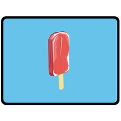 Ice Cream Double Sided Fleece Blanket (large)  by Mariart