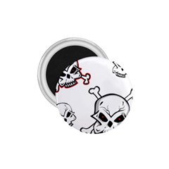 Illustration Vector Skull 1 75  Magnets by Mariart