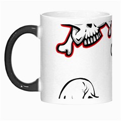 Illustration Vector Skull Morph Mugs by Mariart