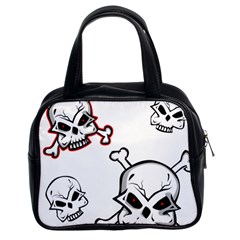 Illustration Vector Skull Classic Handbag (two Sides) by Mariart