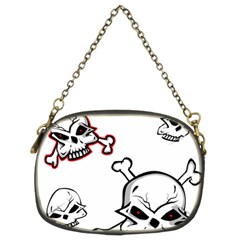 Illustration Vector Skull Chain Purse (two Sides) by Mariart