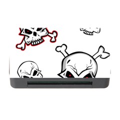 Illustration Vector Skull Memory Card Reader With Cf by Mariart