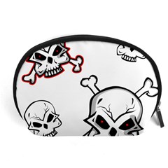 Illustration Vector Skull Accessory Pouch (large) by Mariart